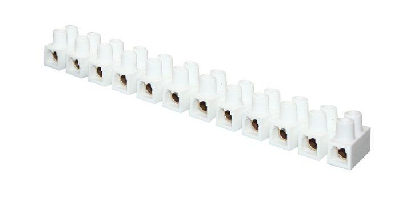 21091 Колодка клеммная полистирол 10мм2 10А белая EKF plc-KK-10-10-ps-w