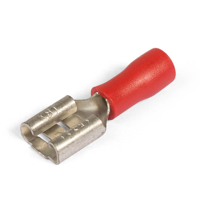 40040 Разъем плоский изолир. РПИ-М 1,5-(6,3)"мама" (КВТ 49616) 500шт/уп.